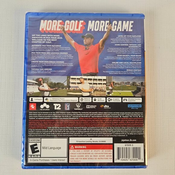 PGA Tour 2K23 Deluxe Edition Sony PlayStation 5, New & Sealed - Picture 2 of 2
